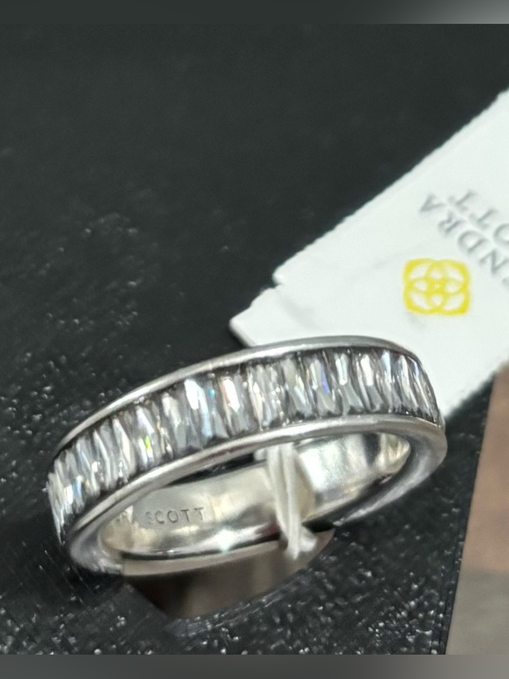Kendra Scott Crystal Band Ring - Picture 3 of 8